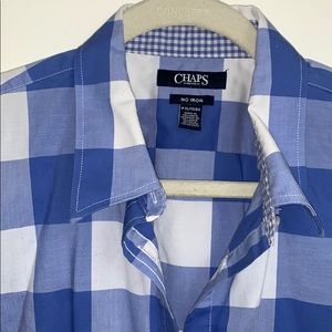 ❣️CHAPS NO IRON Women’s XL Button Down 3/4 Sleeve